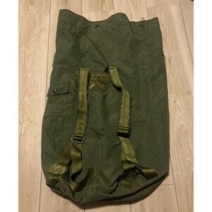 Vietnam Era US OG 106 Duffle Bag Type II with Shoulder Straps Nylon Weave